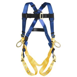 Werner H332005 LiteFit Safety Harness - 3 D Rings - Pass Through Chest - Tongue Buckle Legs - XX-Large