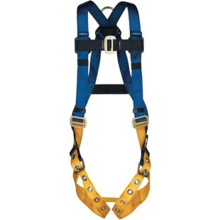 Werner H412002 BaseWear H4120 Standard Harness - 1 D Ring - Pass Through Chest - Tongue Buckle Legs
