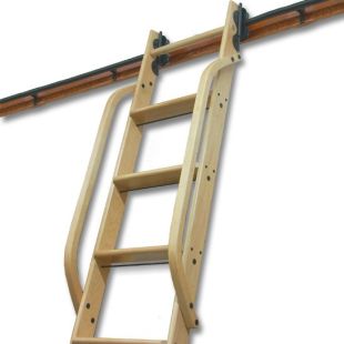 Wooden Hand Rail, Cherry, Unfinished 1-1/4" square stock Steam-bent and predrilled