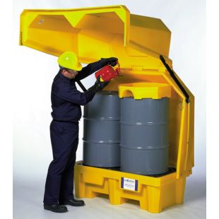 UltraTech - Hard Top P2 Spill Pallet - Yellow