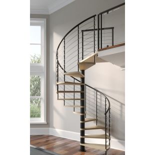 Mylen Hayden 60"D Powder Coated Spiral Stairways