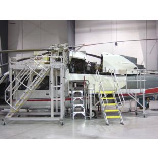 Metallic Ladder - S-76 Helicopter Tail and Rotor Maintenance Stands