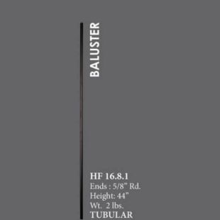 House of Forgings 5/8" Round Solid Balusters
