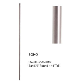 House of Forgings HF17.8.1 Round Baluster - Stainless Steel