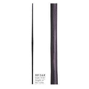 House of Forgings 9/16" Plain Tapered Bar Solid Round Balusters