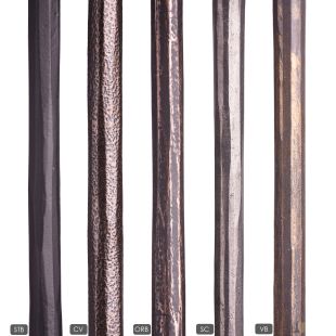 House of Forgings 9/16" Plain Round Forged Bar Solid Balusters