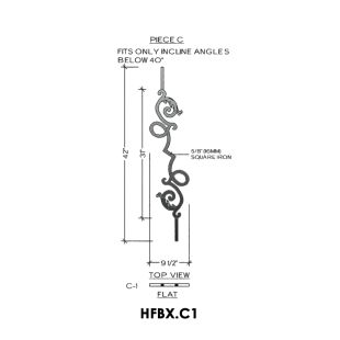 House of Forgings HFBX.C1 Bordeaux Flat Panel for Under 40 Degree Incline Angles