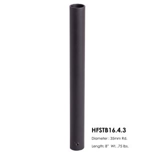 House of Forgings HFSTB16.4.3 Satin Black Newel Sleeve