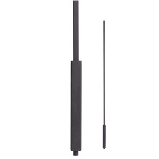 House of Forgings HFSTB16.7.5 - 1/2" Square Foundation Iron Baluster - Satin Black Powder Coat