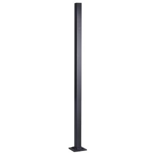 House of Forgings AX20.001.010.A.STB 40MM x 40mm Square Newel Post with Flange Cover - 38.8" Tall