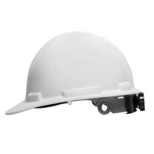 IronWear 3961-W ANSI Ratchet Closure with Smooth Edge Hard Hat - White - 20 Pack