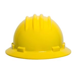 IronWear 3970-Y Full Brim Suspension Ratchet Closure Hard Hat - Yellow - 20 Pack