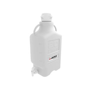 Justrite 12916 20L High Density Polyethylene Carboy with Spigot and 83 mm Cap