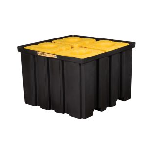 Justrite 28674 Ecopolyblend IBC Indoor Spill Pallet with Forklift Pockets