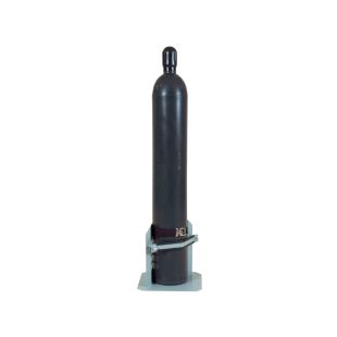 Justrite 35282 Gas Cylinder Stand - 1 Cylinder Capacity - Low Profile - Steel
