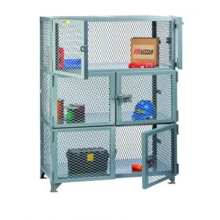 Little Giant Products 3 Compartment Storage Lockers