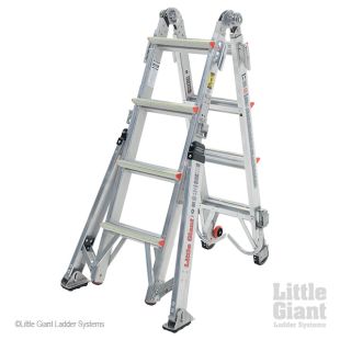 Little Giant 15197-303 Overhaul Multi-Use Fireman's Ladder with 15' Max Height