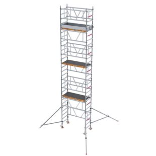 Low-Level Access MiTower Quick Assembly Aluminum Rolling Access Tower - 26' Working Height - 500 lb. Capacity