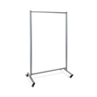 Luxor MD4072W - 38-1/2"W x 64"H Mobile Magnetic Whiteboard Room Divider