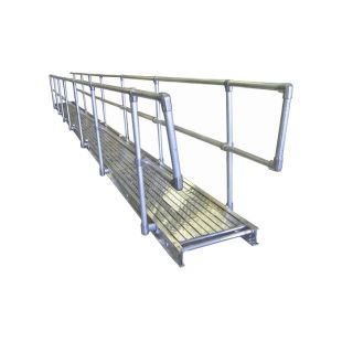 Marine Gangway 24" Width Round Handle Aluminum 500lb Rated