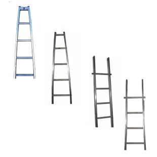 Metallic Ladder Aluminum Window Cleaning Pre-Configured Ladders