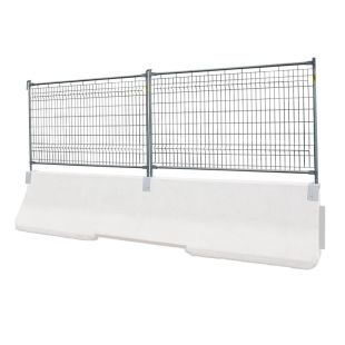 Metaltech 52 " x 76" Crowd and Traffic Control Panel for Concrete Jersey