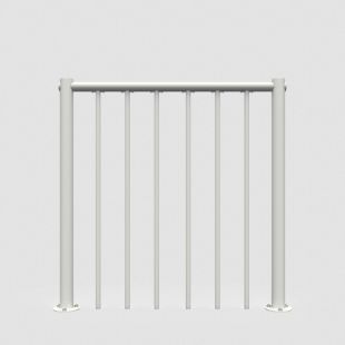 39-3/8"L x 39-3/8"H Montauk Balcony Rail Kits