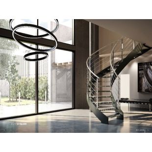 New Living Deva D Glass Custom Stairway