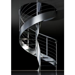 New Living Ortensia D Inox Glass Custom Stairway