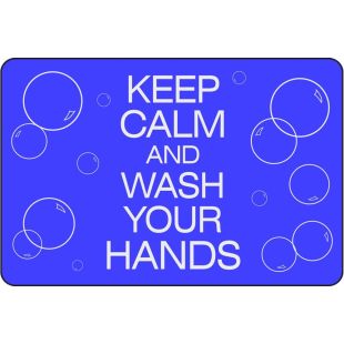 NoTrax "Keep Calm and Wash Hands" Floor Mats