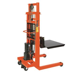 Presto ESF Series Stationary Manual Drive & AC Powered Lift Stackers with 30" Long Forks