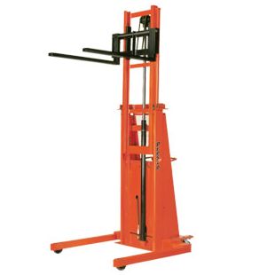 Presto BT800 Series Manual Drive & Powered Lift Stackers with 30" Adjustable Width Straddle Forks