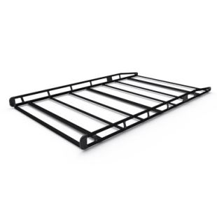Prime Design AR1900-BLK Anodized Black AluRack Aluminum Rack with Rear Rollers for 2014 and Newer Nissan NV Cargo Vans with 146" Wheelbase and 84" Roof