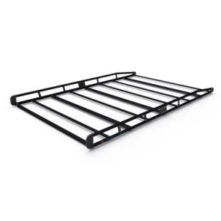 Prime Design AR1901-BLK Anodized Black AluRack Aluminum Rack with Rear Rollers for 2014 and Newer Nissan NV Cargo Vans with 146" Wheelbase and 106" Roof