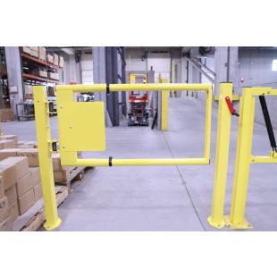 PS Doors EPAG-2148-PCY EdgeSafe® Personnel Access Gate - 21" to 48" Wide