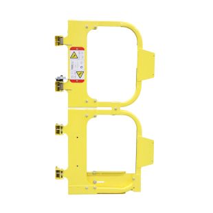 PS Industries EdgeHalt&reg; Full Height Ladder Safety Gates - Powder Coated Yellow