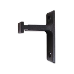 Vertical Bracket for Rolling Library Ladder Top Guides  - Black Finish