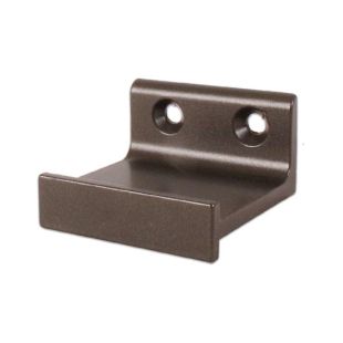Horizontal Bracket for Rolling Library Ladder Top Guides - Oil Rubbed Bronze Finish