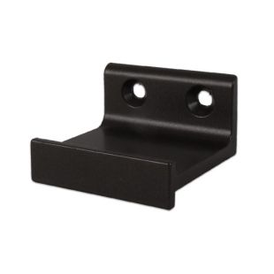 Horizontal Bracket for Rolling Library Ladder Top Guides  - Black Finish