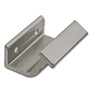 Horizontal Bracket for Rolling Hook Library Ladder Top Guides  - Satin Nickel Finish