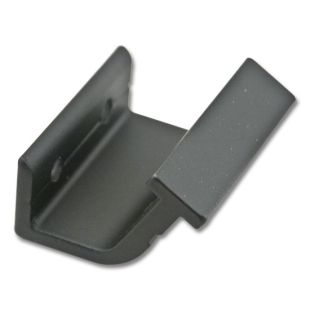 Horizontal Bracket for Rolling Hook Library Ladder Top Guides  - Black Finish