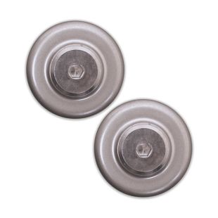 End Stop Kit for Rails  - Satin Nickel Finish
