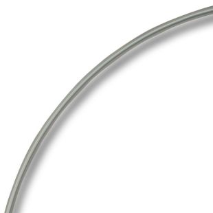 Library Ladder Curved Corner Rail Sections - Satin Nickel Finish