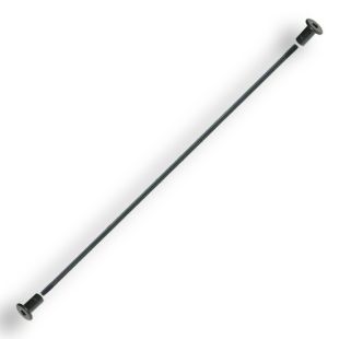 Ladder Rung Support Kit (Extra supports for ladders over 8ft) - Library Ladder Rung Support Kit - Black Finish
