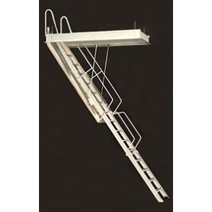 Rainbow G Series Steel Folding Attic Stairs - 7'4"H to 10'4"H