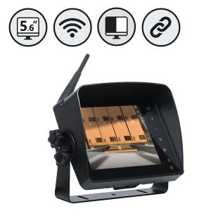 Rear View Safety RVS-5FLW 2.4G Digital 5.6" Wireless Color LCD Monitor