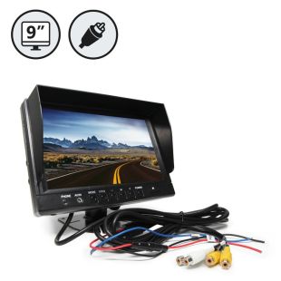 Rear View Safety RVS-6139-RCA 9" TFT LCD Digital Color Rear View Monitor (RCA Connections)
