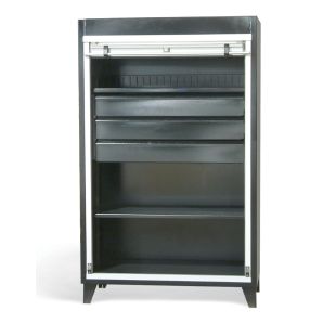 Strong Hold Roll-Up Door Cabinets with Drawers