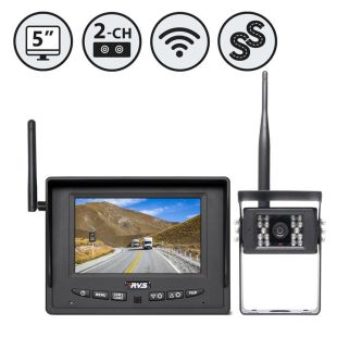 Rear View Safety SimpleSight™ Wireless Backup Camera System with 5" Monitor (Dual Channel)