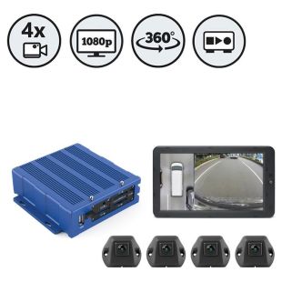 Rear View Safety RVS-02-360 inView 360&deg; HD Around Vehicle Monitoring System
